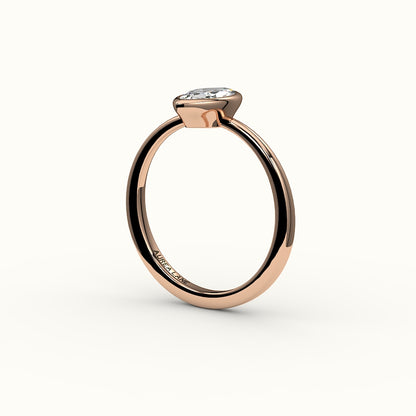 Classic Marquise Cut Bezel Ring Setting