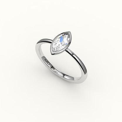 Classic Marquise Cut Bezel Ring Setting