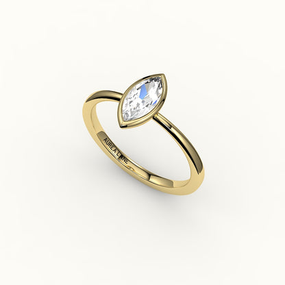 Classic Marquise Cut Bezel Ring Setting