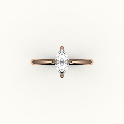Classic Marquise Cut Solitaire Ring Setting