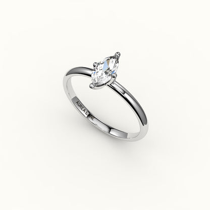 Classic Marquise Cut Solitaire Ring Setting