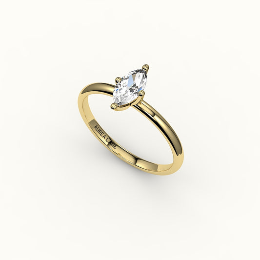 Classic Marquise Cut Solitaire Ring Setting