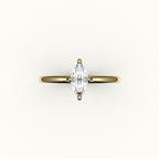 Classic Marquise Cut Solitaire Ring Setting