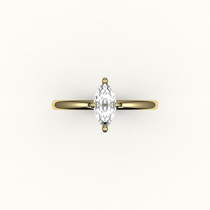 Classic Marquise Cut Solitaire Ring Setting