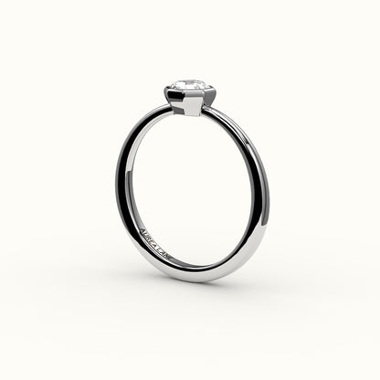 Classic Octagon Cut Bezel Ring Setting