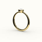 Classic Octagon Cut Bezel Ring Setting