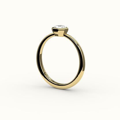 Classic Octagon Cut Bezel Ring Setting