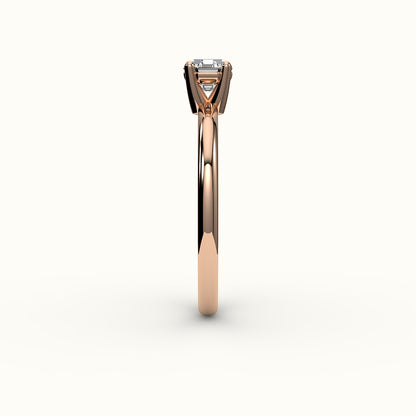 Classic Octagon Cut Solitaire Ring Setting