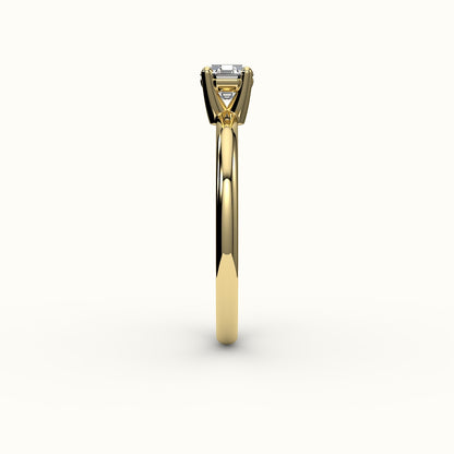 Classic Octagon Cut Solitaire Ring Setting