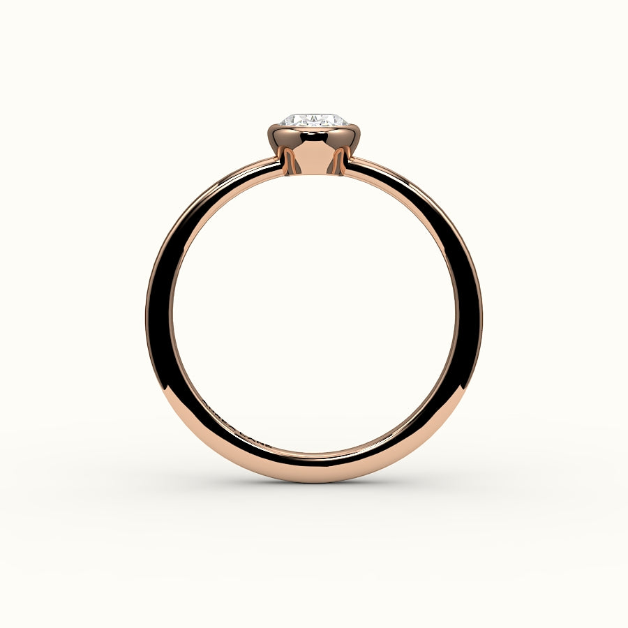 Classic Oval Bezel Ring Setting