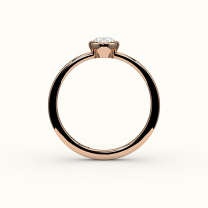 Classic Oval Bezel Ring Setting