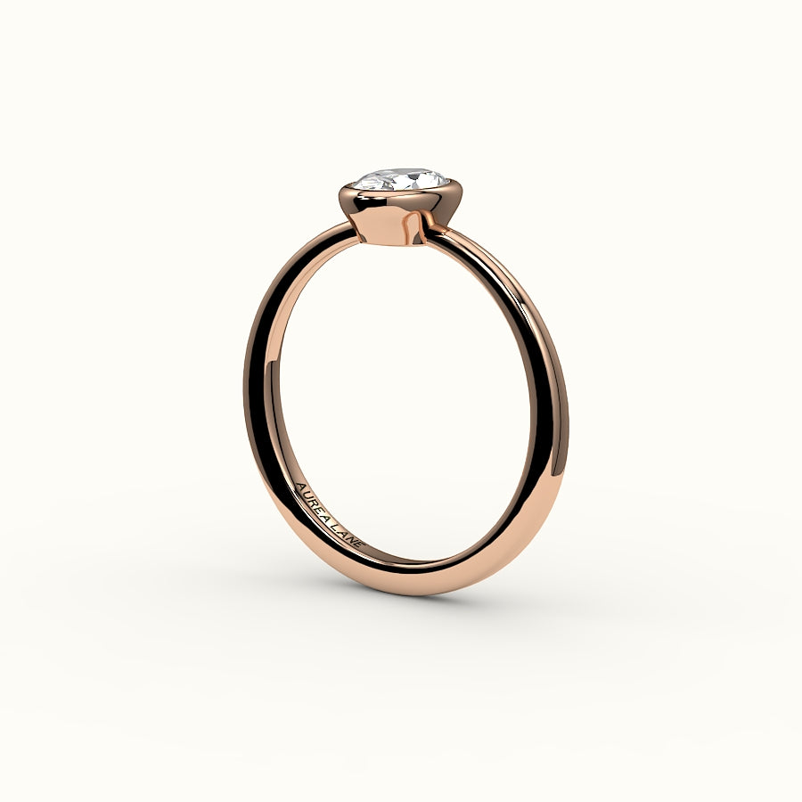 Classic Oval Bezel Ring Setting