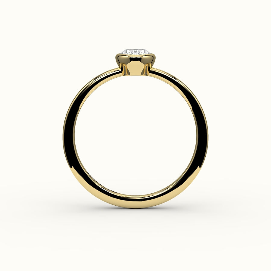 Classic Oval Bezel Ring Setting