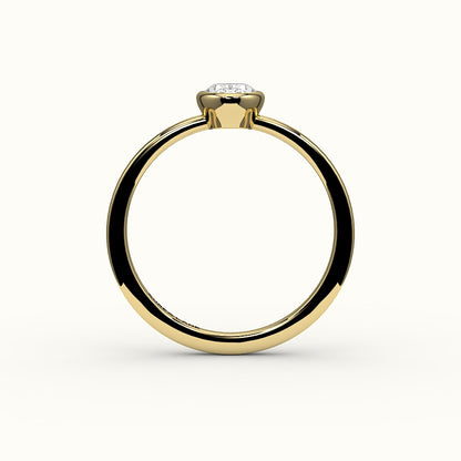 Classic Oval Bezel Ring Setting