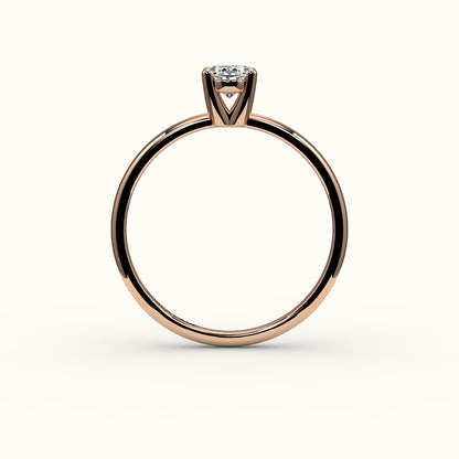 Classic Oval Solitaire Ring Setting