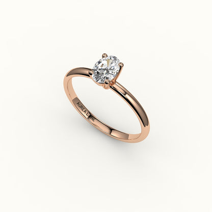Classic Oval Solitaire Ring Setting