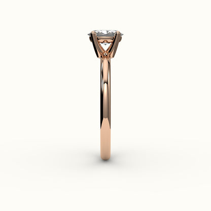 Classic Oval Solitaire Ring Setting