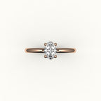 Classic Oval Solitaire Ring Setting