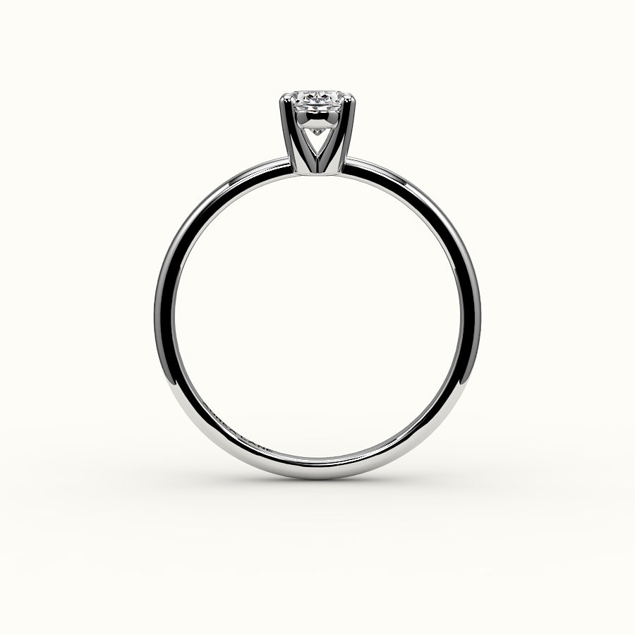 Classic Oval Solitaire Ring Setting