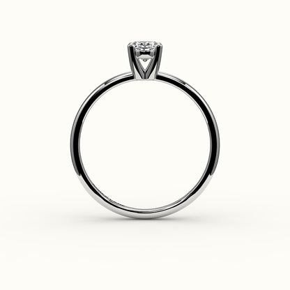 Classic Oval Solitaire Ring Setting