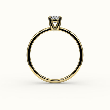 Classic Oval Solitaire Ring Setting