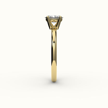 Classic Oval Solitaire Ring Setting