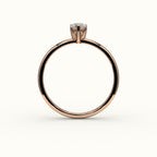 Classic Pear Cut Solitaire Ring Setting