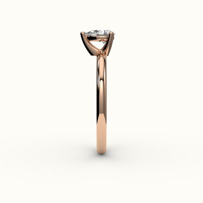 Classic Pear Cut Solitaire Ring Setting