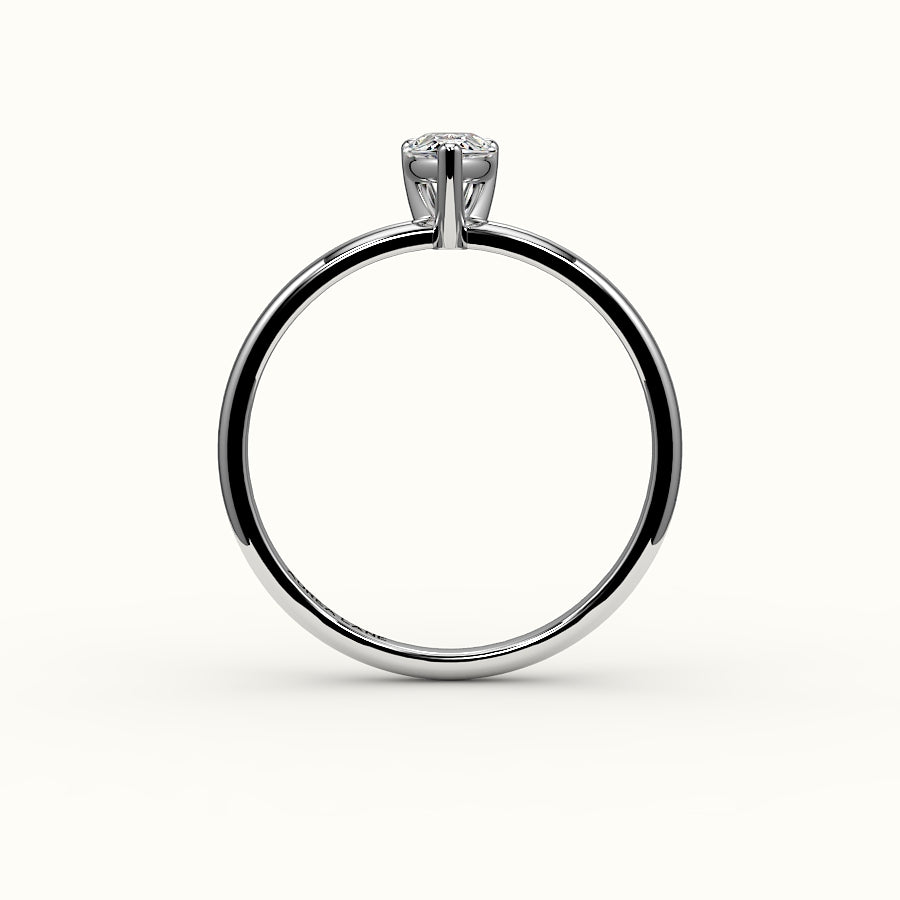 Classic Pear Cut Solitaire Ring Setting