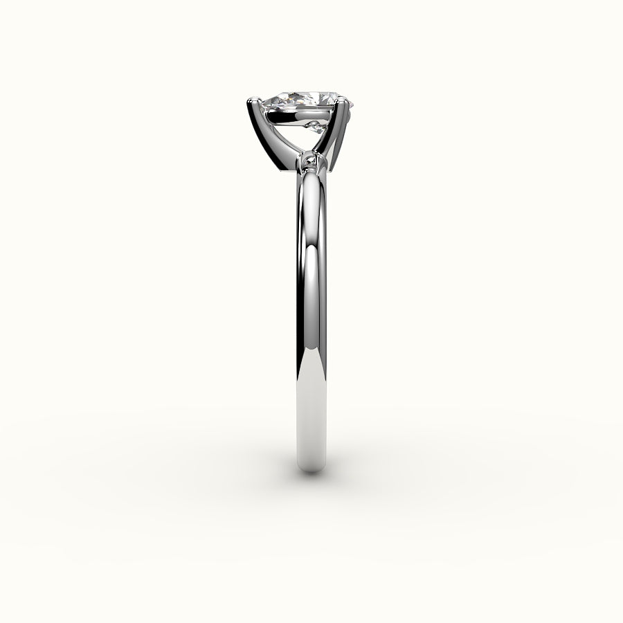 Classic Pear Cut Solitaire Ring Setting
