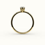 Classic Pear Cut Solitaire Ring Setting