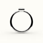 Princess Cut Bezel Ring Setting