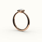 Classic Radiant Cut Bezel Ring Setting