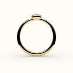 Classic Radiant Cut Bezel Ring Setting
