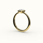 Classic Radiant Cut Bezel Ring Setting