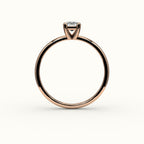 Classic Radiant Cut Solitaire Ring Setting