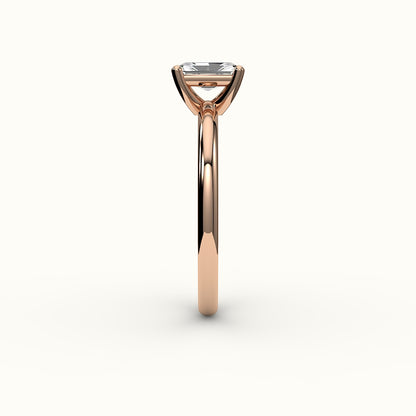Classic Radiant Cut Solitaire Ring Setting