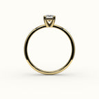 Classic Radiant Cut Solitaire Ring Setting
