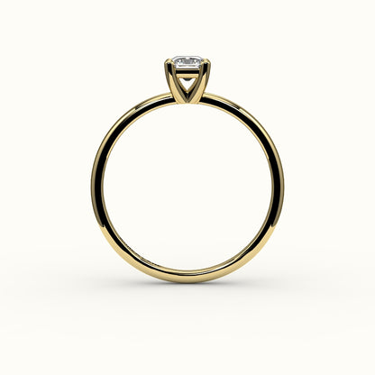 Classic Radiant Cut Solitaire Ring Setting