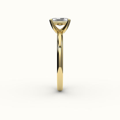 Classic Radiant Cut Solitaire Ring Setting