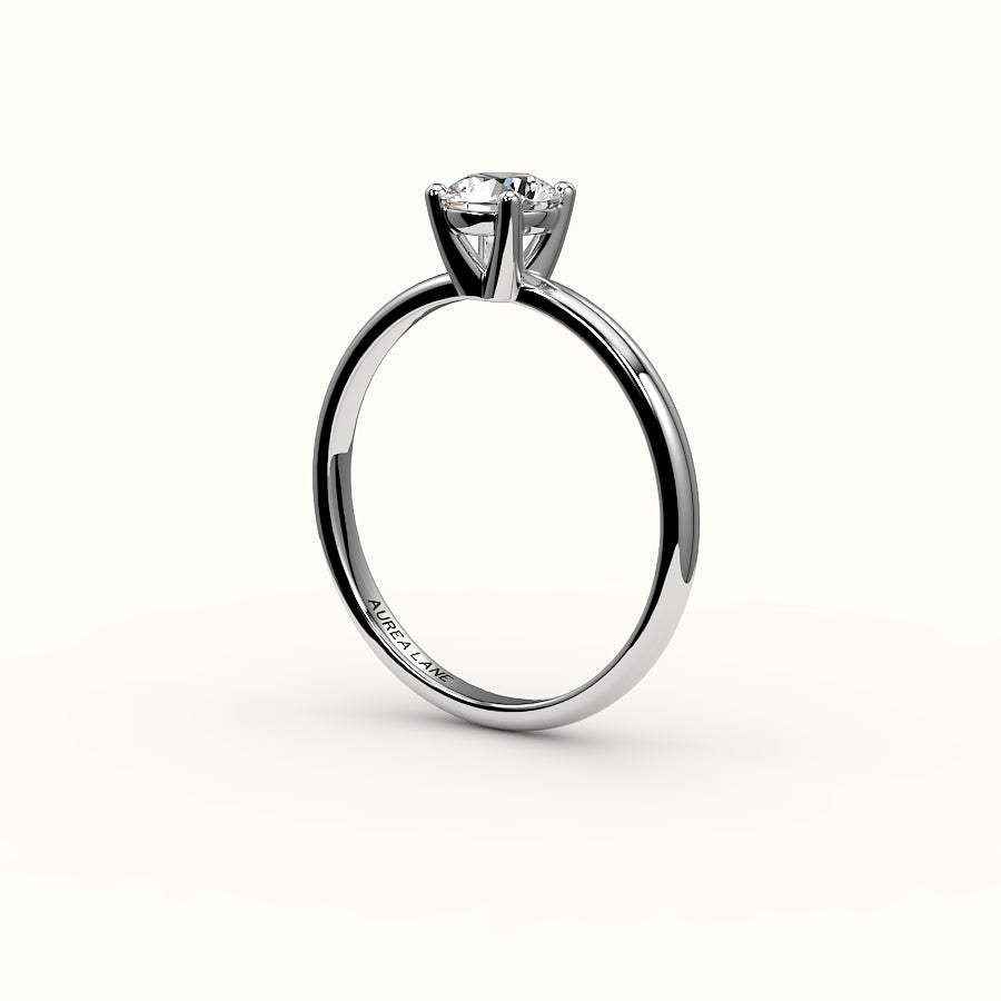 Classic Round Cut Solitaire Ring Setting