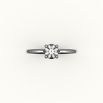 Classic Round Cut Solitaire Ring Setting