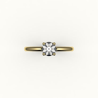 Classic Round Cut Solitaire Ring Setting