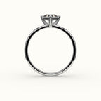Triangle Cut Solitaire Ring Setting