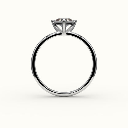 Triangle Cut Solitaire Ring Setting