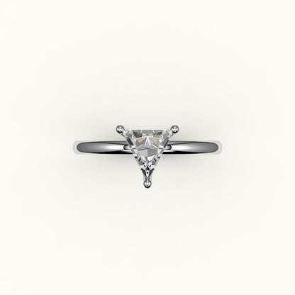 Triangle Cut Solitaire Ring Setting