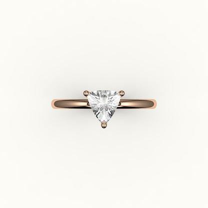 Trillion Cut Solitaire Ring Setting