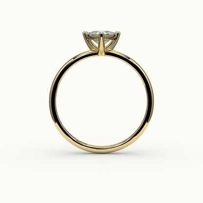 Trillion Cut Solitaire Ring Setting