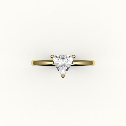 Trillion Cut Solitaire Ring Setting