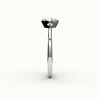 Compass Set Cushion Cut Bezel Ring Setting